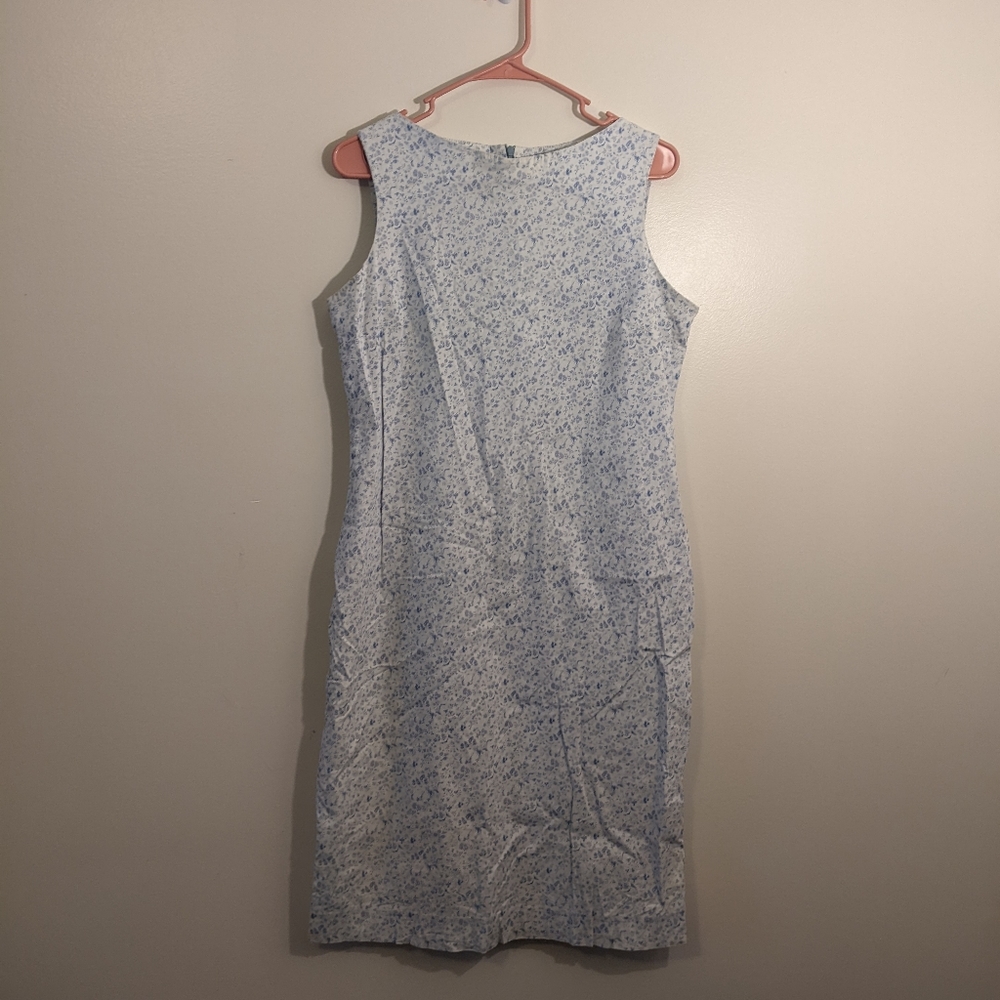 Lauren Ralph Lauren Vintage Style Floral Sleeveless Dress *